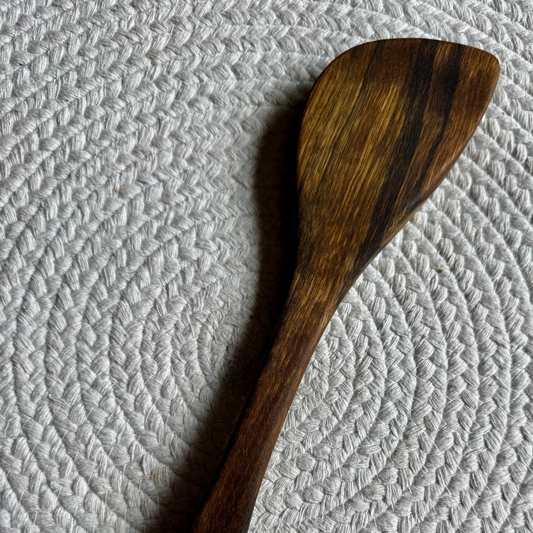 Angled Spatula - Black Limba