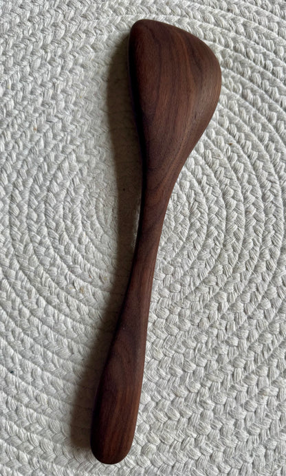 Angled Spatula - Black Walnut