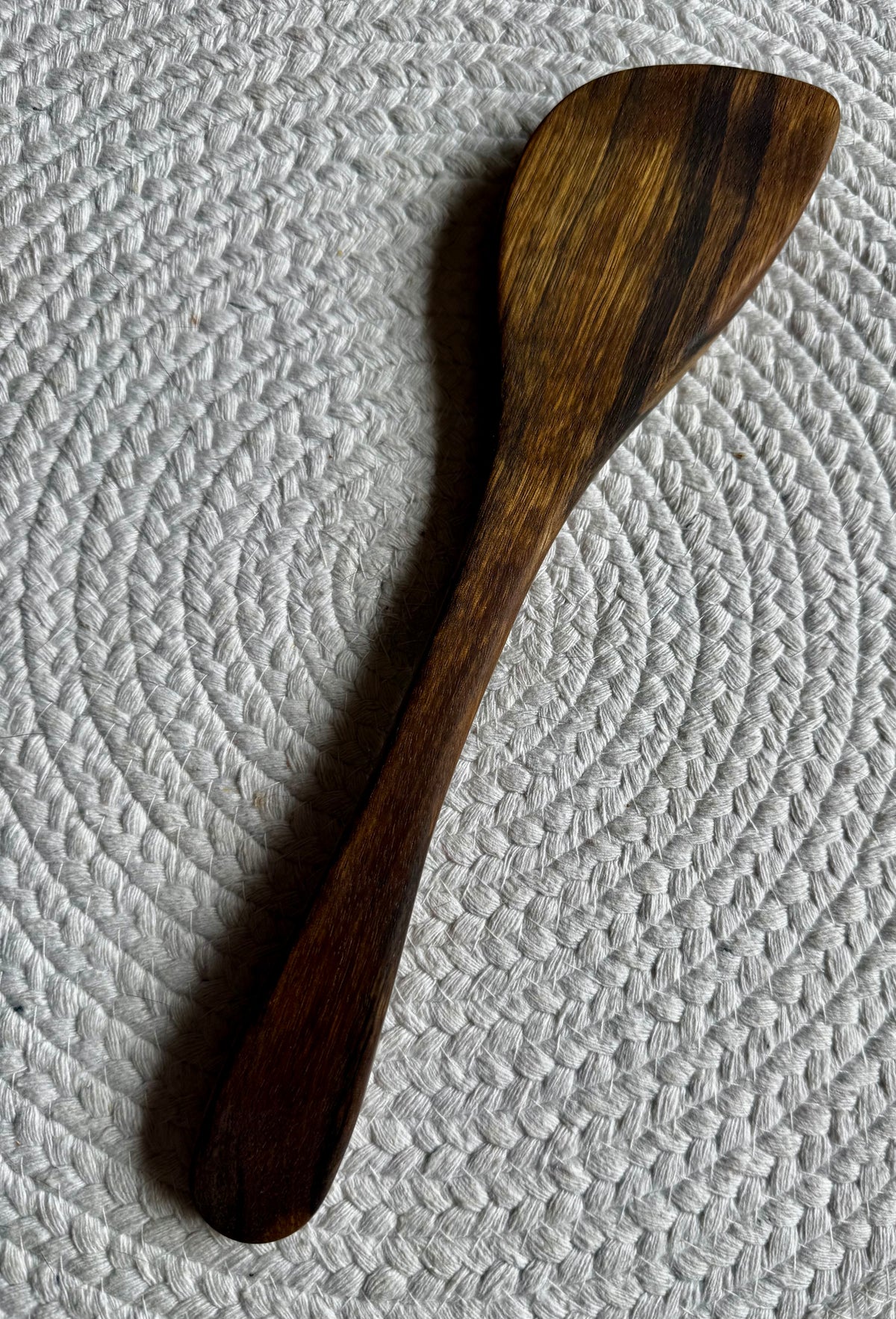 Angled Spatula - Black Limba