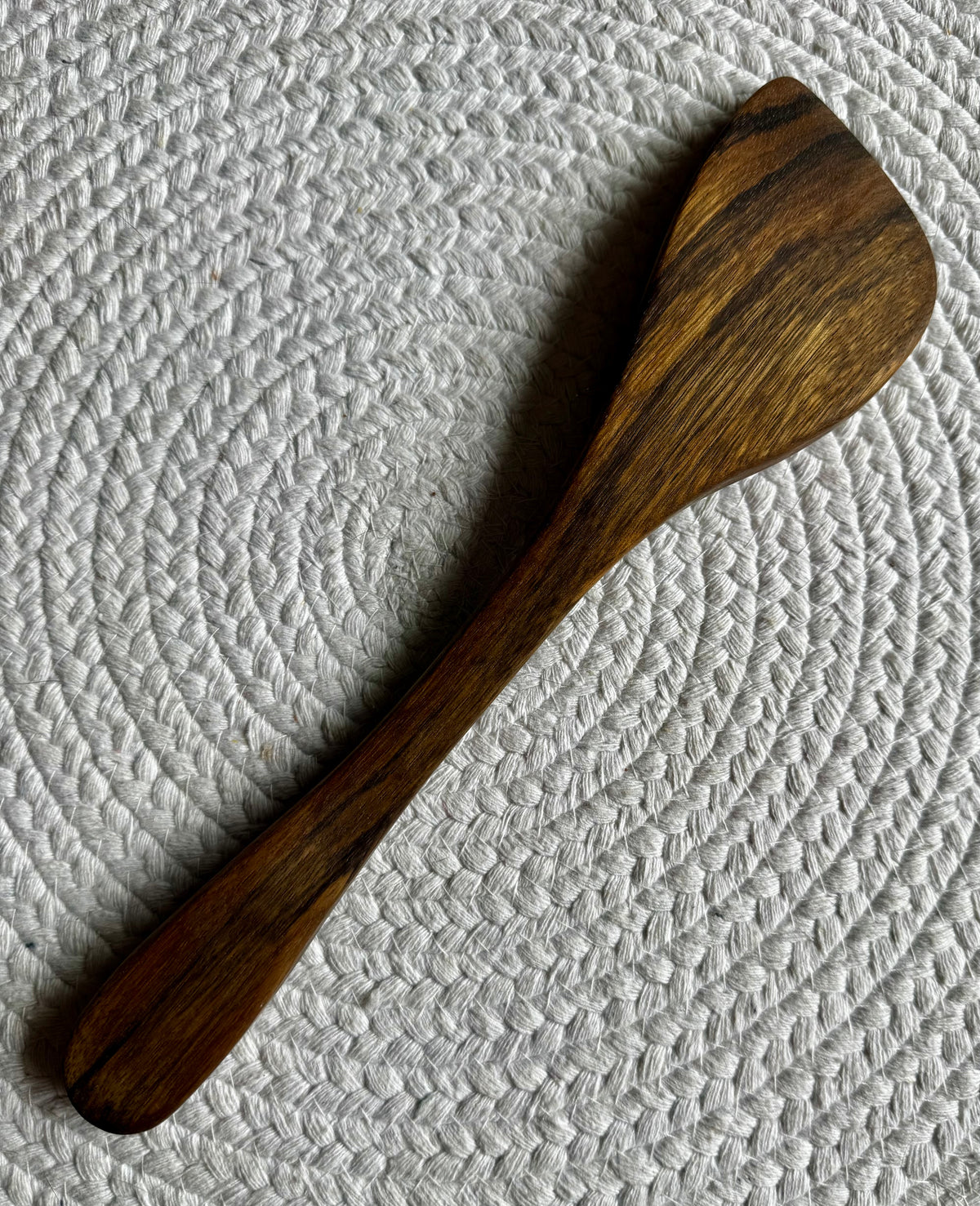 Angled Spatula - Black Limba