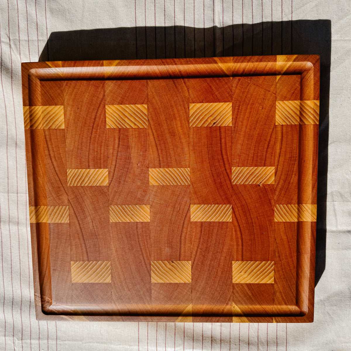 Gridline End-Grain Cutting Board
