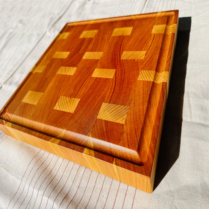 Gridline End-Grain Cutting Board