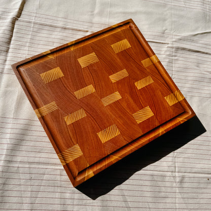 Gridline End-Grain Cutting Board